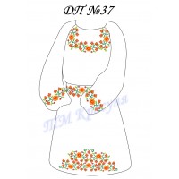 Заготовка детского платья для вышивки бисером или нитками «ДП №37» (Платья или набор)